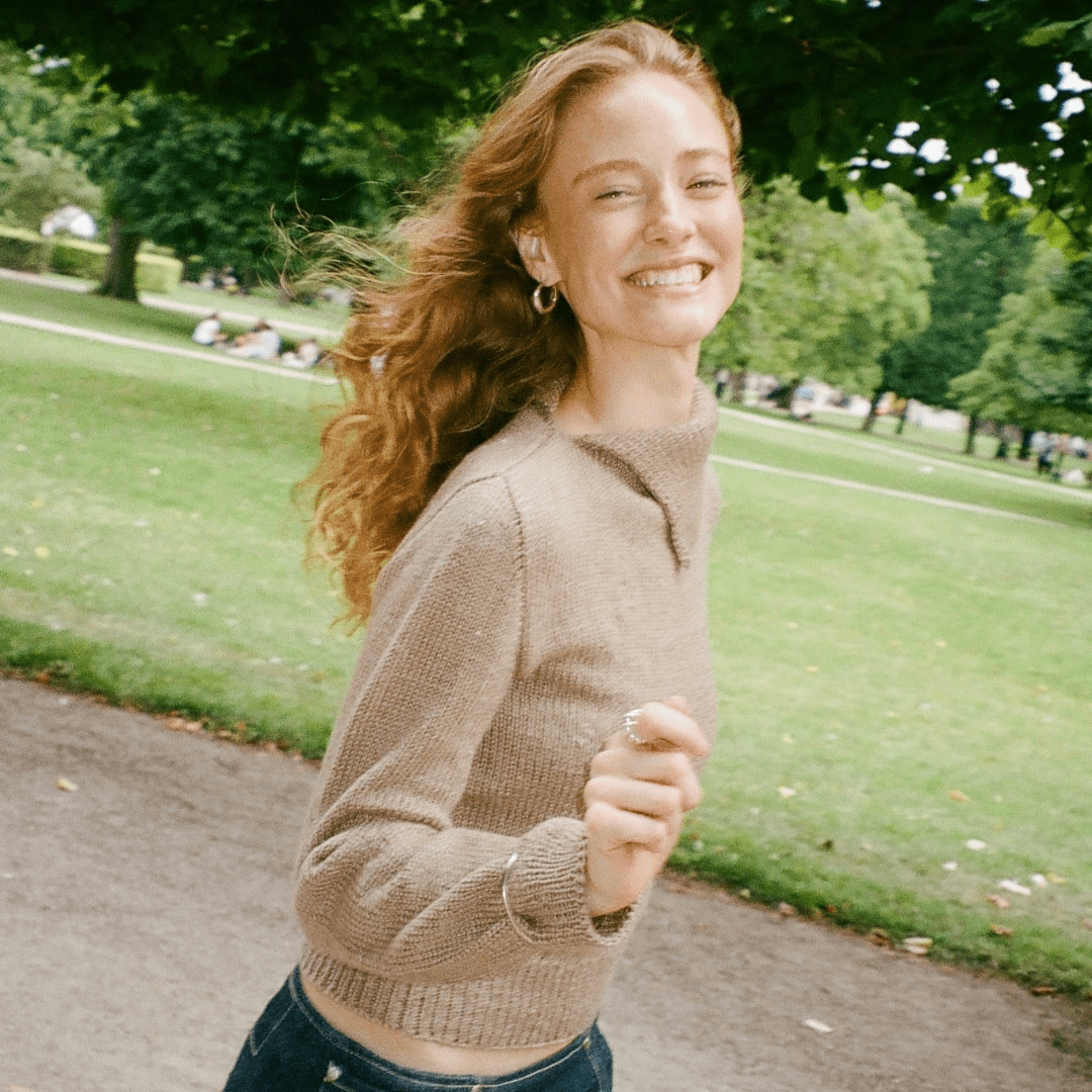 Mathilde Roien - Arlinda Sweater Opskrift - Gaia Garn -