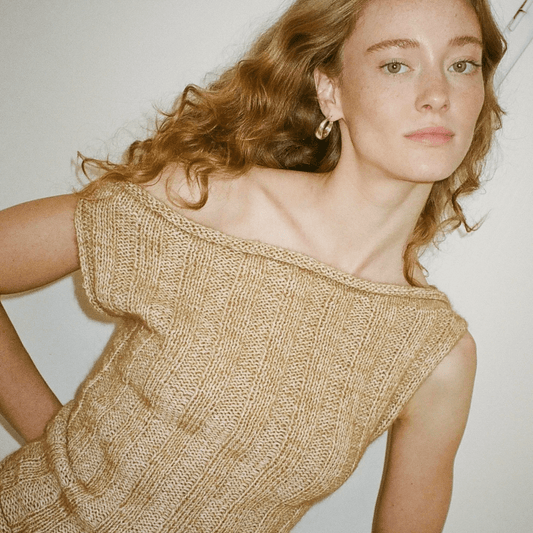 Mathilde Roien - Freja Top Opskrift - Gaia Garn -