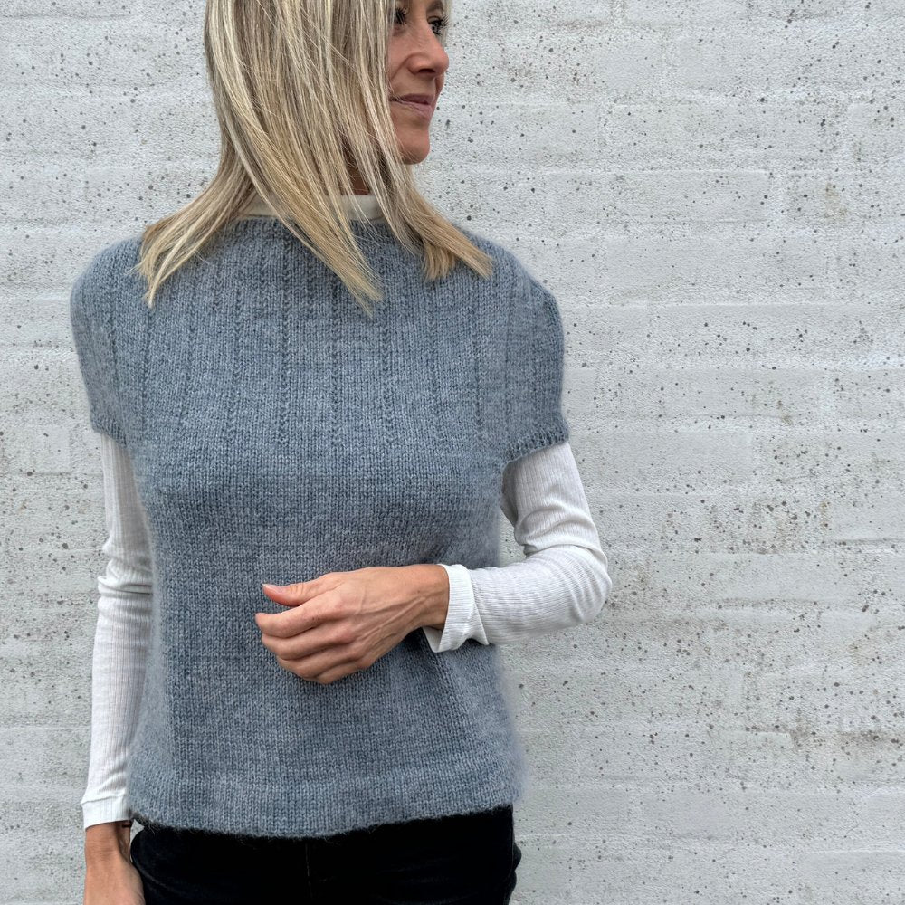 Strikkekit version 2 - Pearl Tee - Gaia Garn -