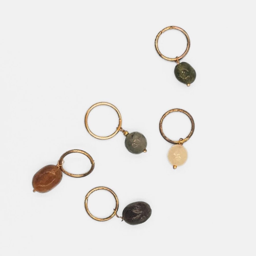 Maskemarkører med natursten