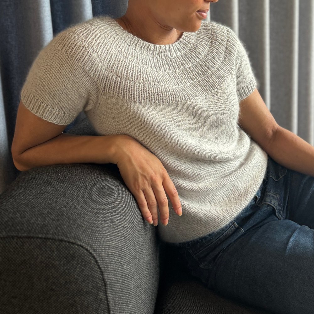 Garnpakke - Ankers sommerbluse - Gaia Garn - 