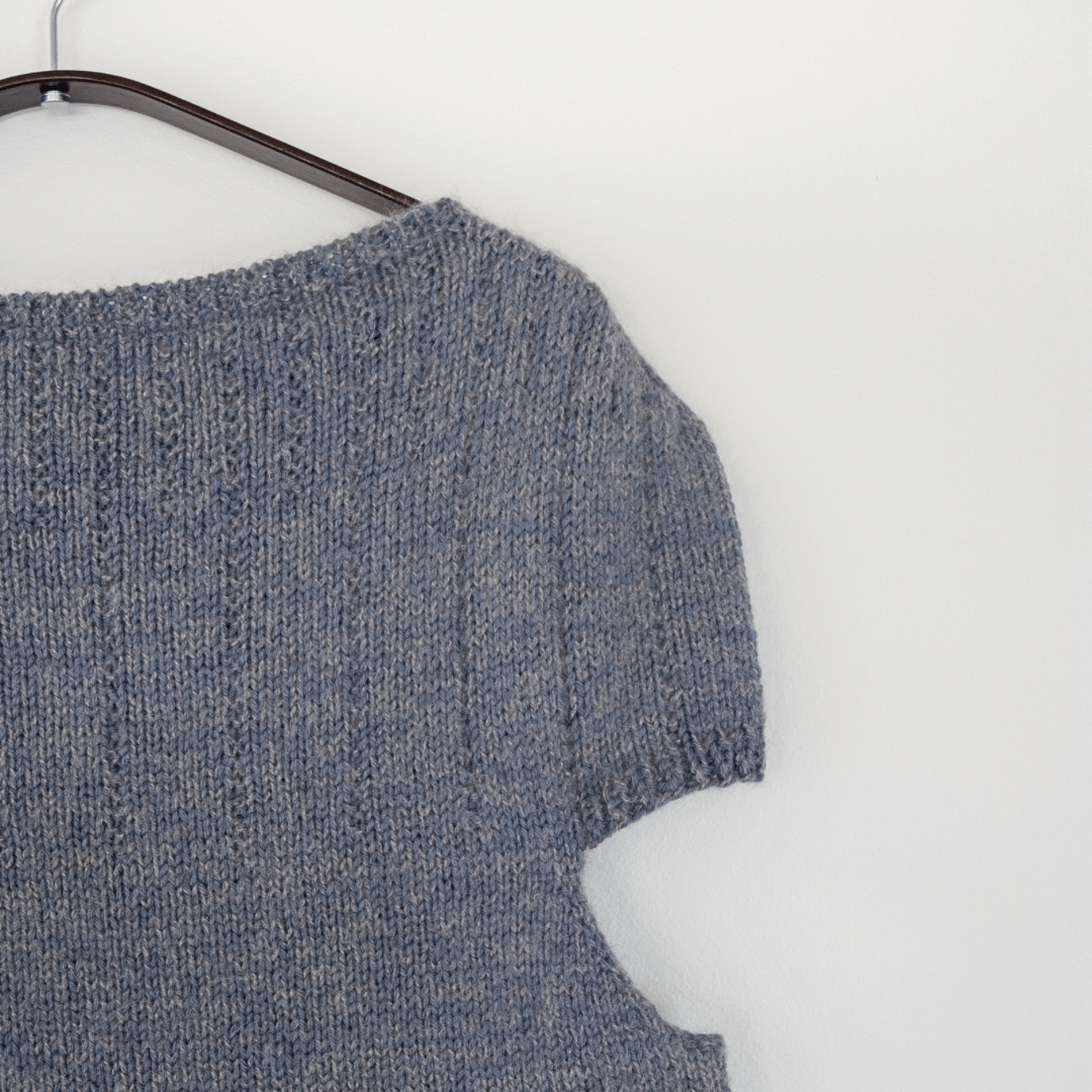 Strikkekit version 2 - Pearl Tee - Gaia Garn - 